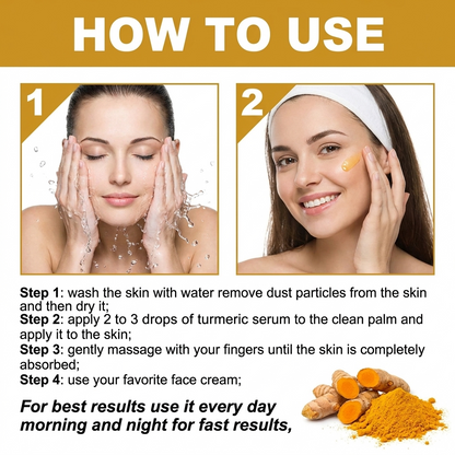 How to use PeelRevive Turmeric Dark Spot Correcting Oil Serum step by step