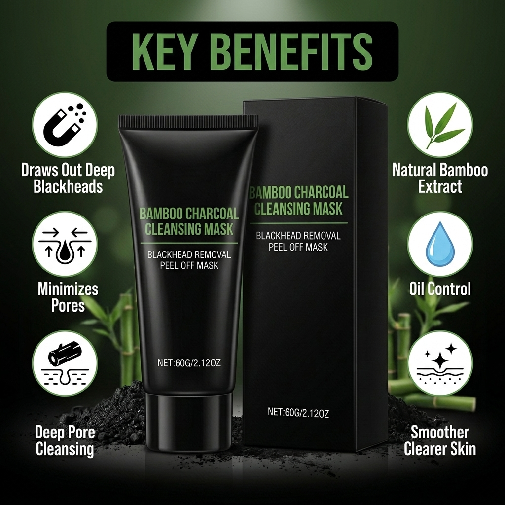Key benefits of PeelRevive Bamboo Charcoal Peel-Off Mask