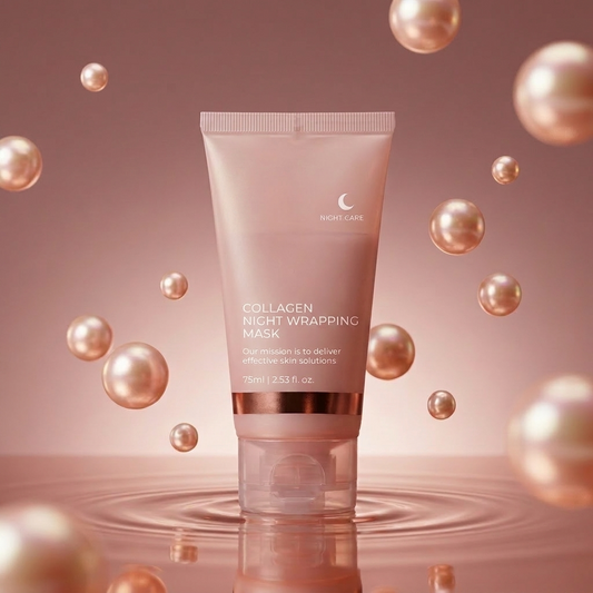 PeelRevive Collagen Night Wrapping Mask - Premium Anti-Aging Sleep Mask