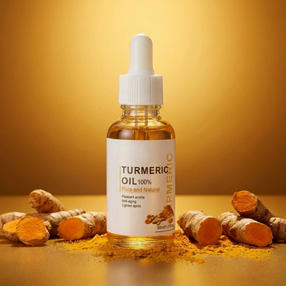PeelRevive Turmeric Dark Spot Correcting Oil Serum glass dropper bottle